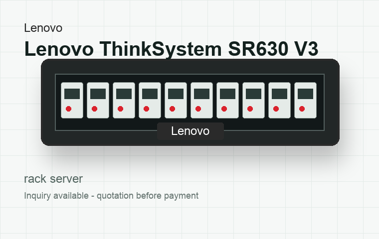 Lenovo ThinkSystem SR630 V3